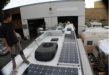 solar panels for rv roof